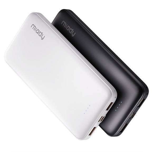 2 10000mAh Dual USB Portable Charger, USB-C
Fast Charging Power Bank - Picture 1 of 8